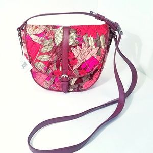 Vera Bradley NWT Saddle Bag Bohemian Blooms
